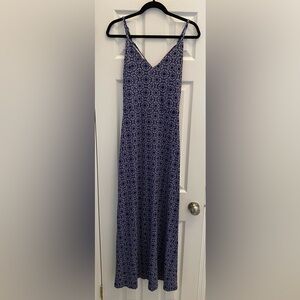 Market & Spruce tropical blue maxi dress - size M